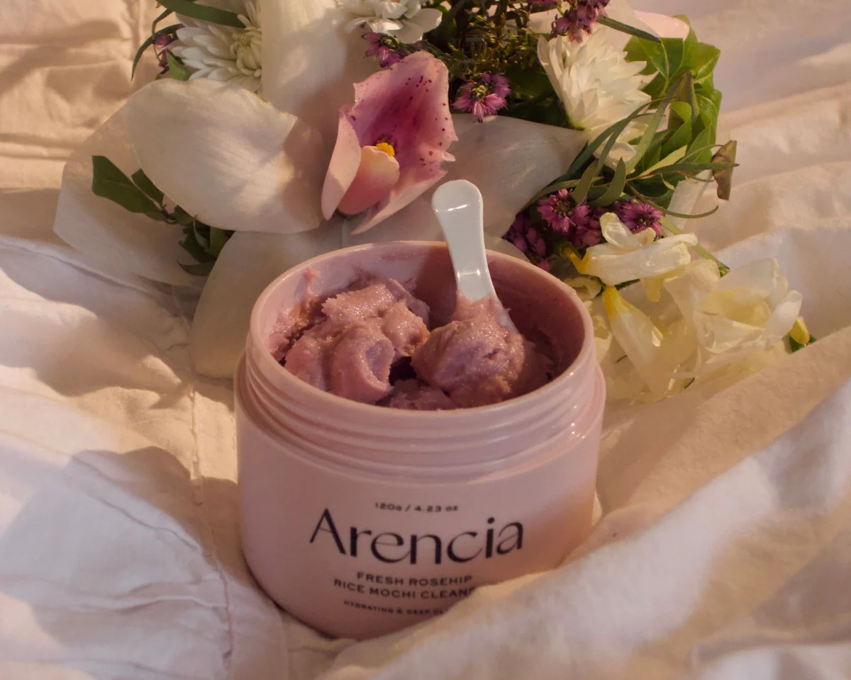 Arencia Fresh Rosehip Rice Mochi Cleanser 120g